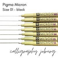 Pigma Micron - size 01