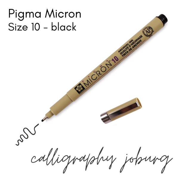 Pigma Micron - size 10