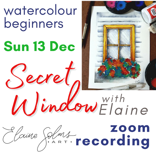 Secret Window - Beginners Watercolour Recording
