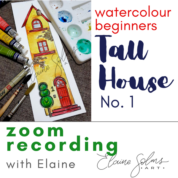 Tall House No. 1 - Beginners Watercolour Recording