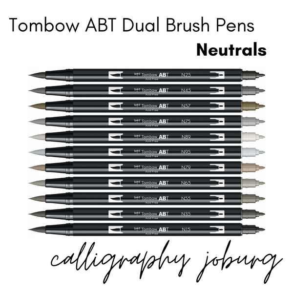 Tombow ABT Dual Large Brush Pens - NEUTRALS