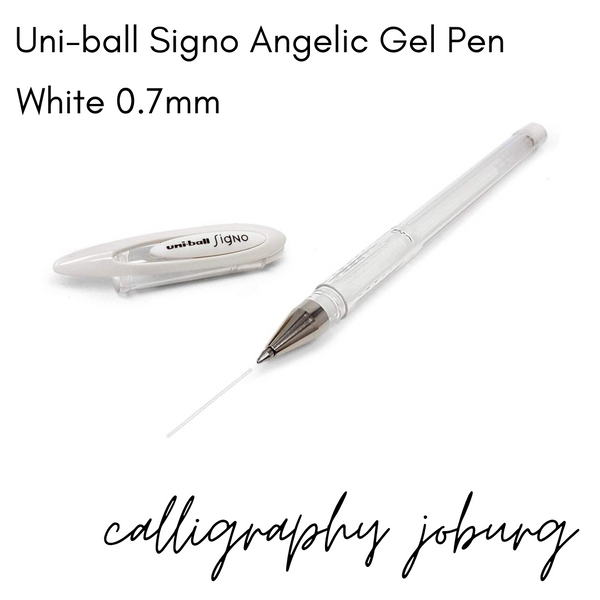 Uniball Signo Angelic White 0.7Mm Broad White 1.0Mm Gel Pen