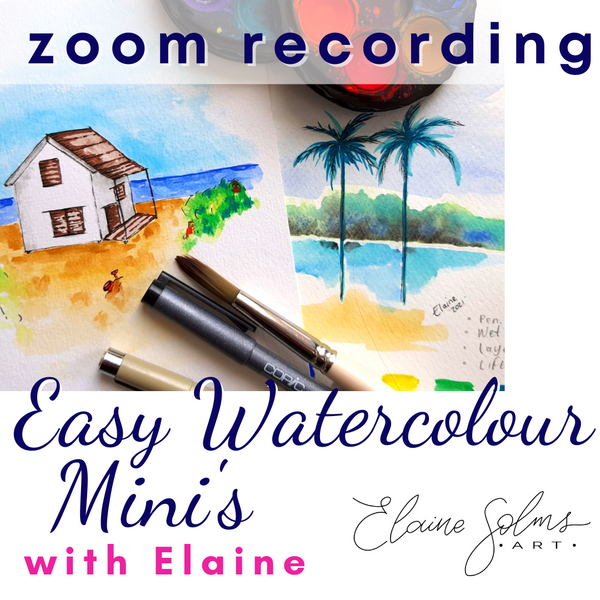 Mini Pictures - Beginners Watercolour Recording