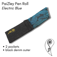 PaiZley 2 Pocket Penroll - Electric Blue