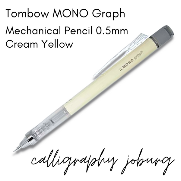 Tombow MONO Graph Mechanical Pencil - Cream Yellow