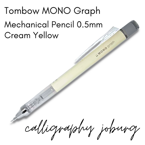 Tombow MONO Graph Mechanical Pencil - Cream Yellow – Calligraphy Joburg