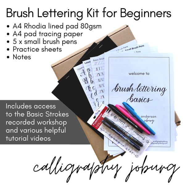 Brush Lettering Kit for Beginners