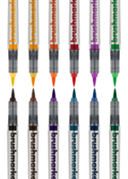 Karin Brushmarker PRO - 12 Basic Colours