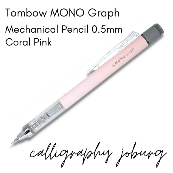 Tombow MONO Graph Mechanical Pencil - Coral Pink